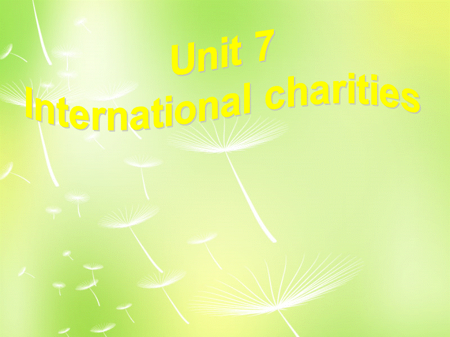 江苏省永丰初级中学八年级英语下册 Unit 7 International Charities Reading I课件 .ppt_第2页