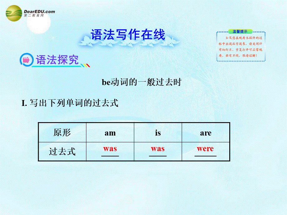 【金榜学案】七年级英语下册 Module 7 My past life课件 .ppt_第3页