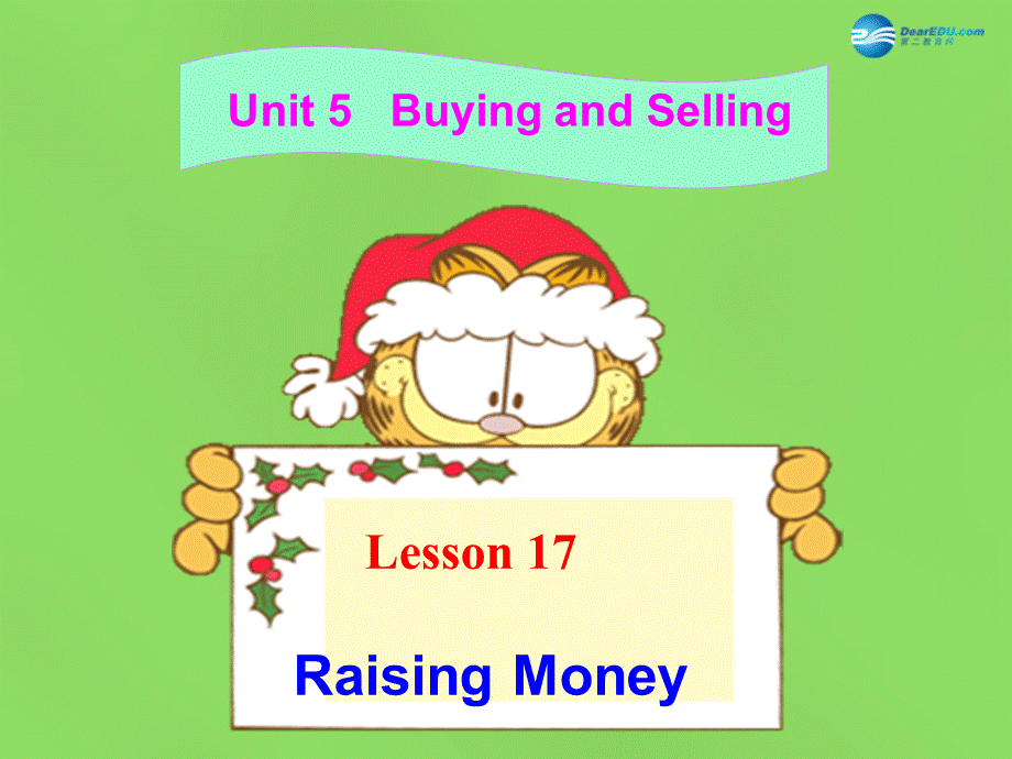 冀教初中英语八下《Lesson 25 Raising Money》PPT课件 (1).ppt_第1页