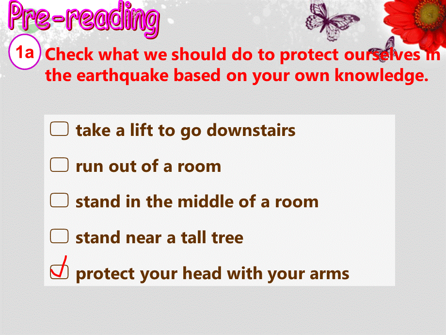 仁爱初中英语八上《Unit 4Topic 2 How can we protect ourselves from the earthquake》PPT课件C (1).ppt_第2页