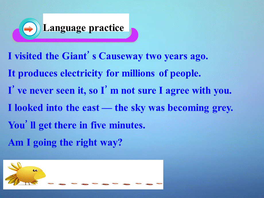 浙江省温州市泰顺县新浦中学九年级英语上册 Module 1 Unit 3 Language in use课件.ppt_第2页