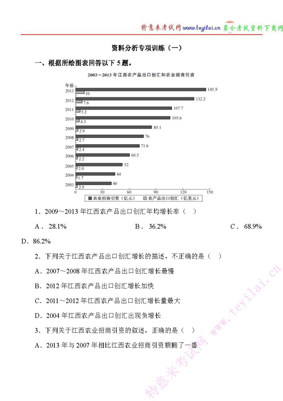 资料分析2000题（题目）.pdf_第1页