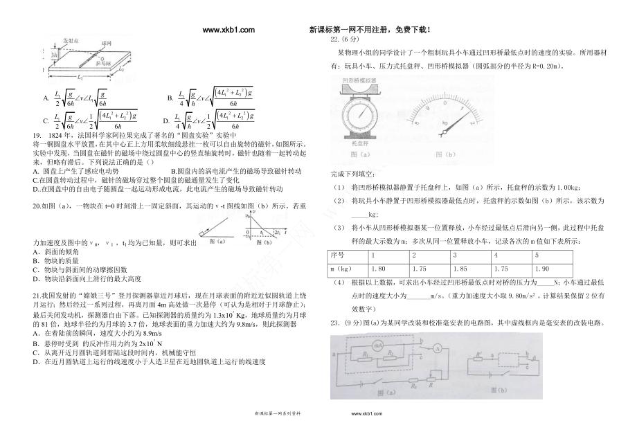 新课标1物理试卷.doc_第2页