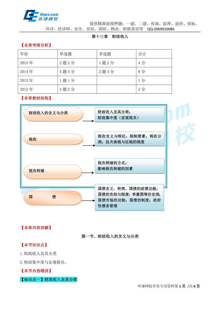 32、第十三章财政收入-第一节-财政收入的含义与分类及第二节-税收（一）.doc_第1页