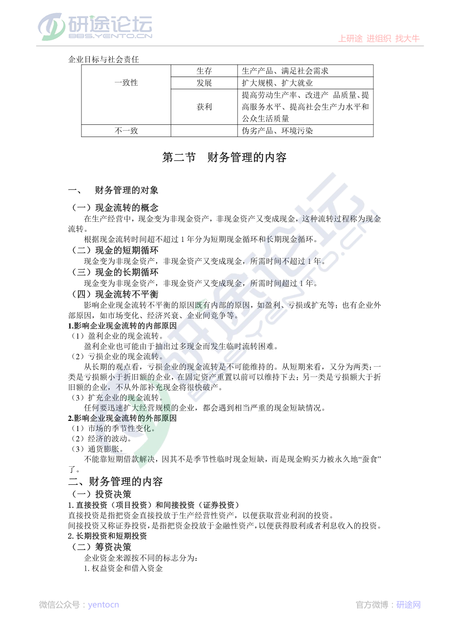 西南交通大学财务管理笔记©研途网 YenTo.cn 整理 ✚关注公众号(yentocn)资料多又好 更新早知道.pdf_第3页