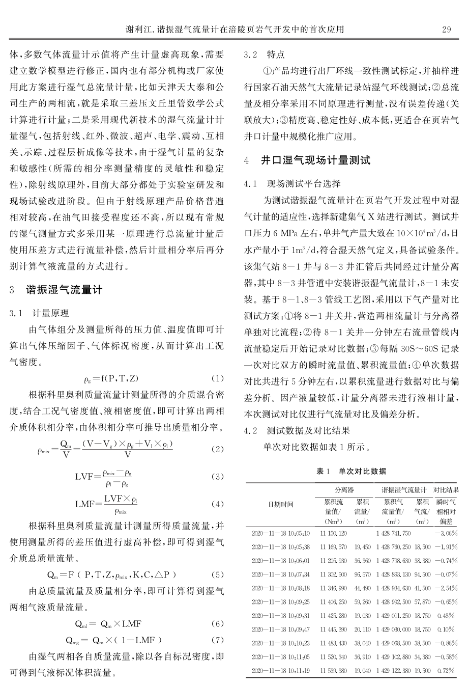 谐振湿气流量计在涪陵页岩气开发中的首次应用.pdf_第2页