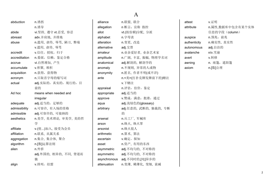 CISSP AIO 全套单词表.doc_第2页