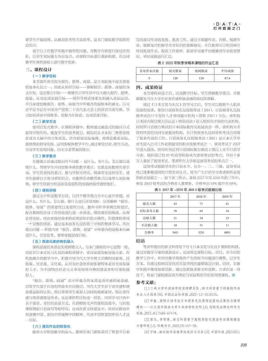 新文科背景下日本文化与礼仪的课程构建.pdf_第2页