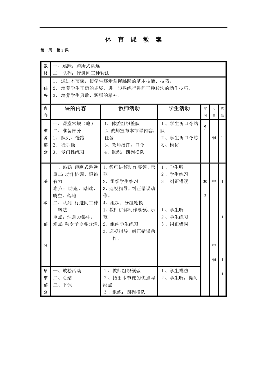 小学六年级上册体育教案【虚拟宝库网www.xunibaoku.com】.doc_第3页