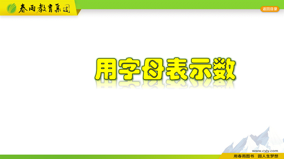 4.1 用字母表示数.pptx_第1页