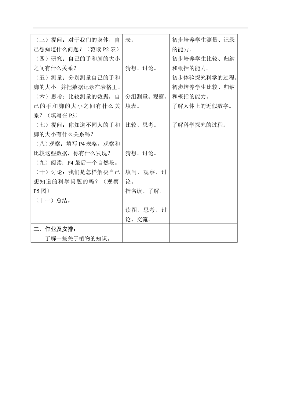 首师大小学科学三上《1.科学在我们身边》word教案(2) .doc_第2页