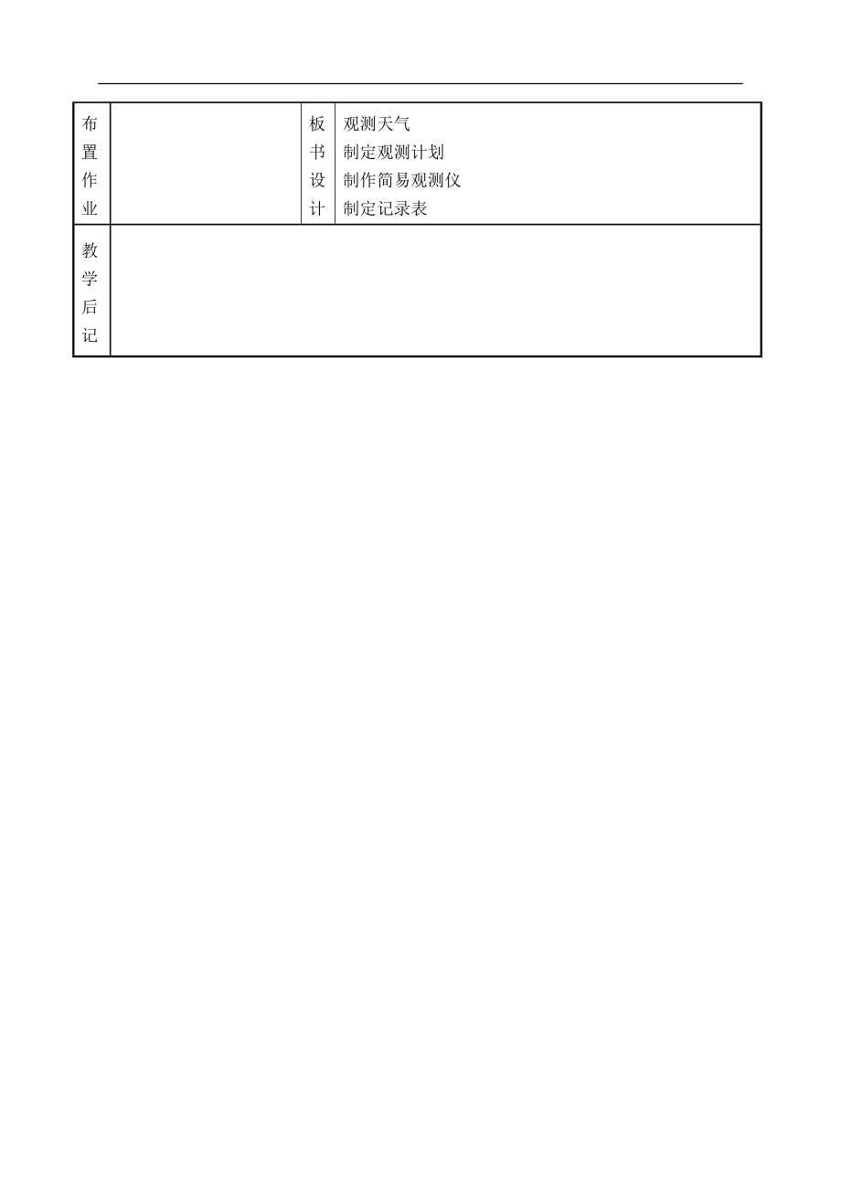 冀教小学科学四下册《3观测天气 》word教案 (1).doc_第2页