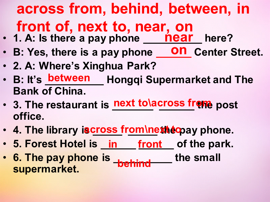 辽宁省鞍山市第十八中学九年级英语全册 Unit 3 Could you please tell me where the restrooms are Period 1课件 （新版）人教新目标版.ppt_第2页