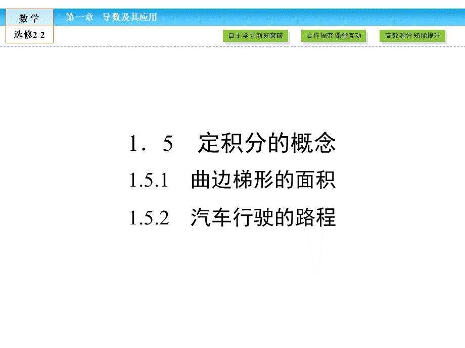 （人教版）高中数学选修2-2课件：第1章 导数及其应用1.5.1、2 .ppt_第1页