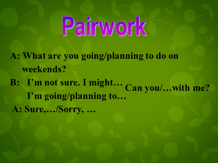 浙江省台州市三门县城关中学八年级英语上册 Unit 9 Can you come to my party Section A（Grammar Focus）课件.ppt_第2页