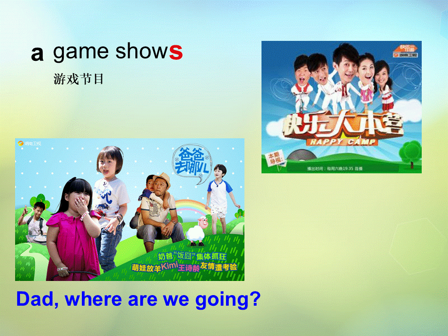 湖北省松滋市实验初级中学八年级英语上册《Unit 5 Do you want to watch a game show Section A（1a-1c）》课件.ppt_第2页