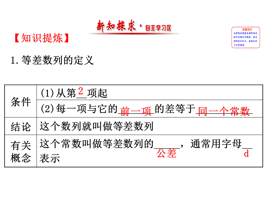 人教版高中数学必修五同课异构课件：2.2 等差数列 2.2.1 精讲优练课型 .ppt_第2页