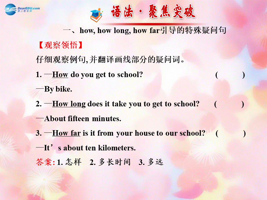 【金榜学案】Unit 3 How do you get to school阶段专题复习课件.ppt_第2页