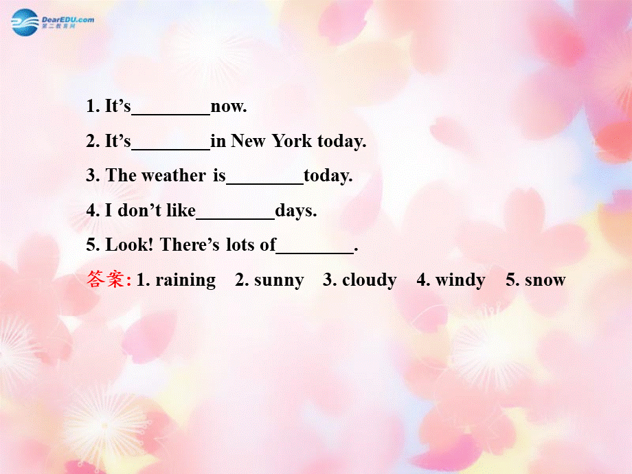 【金榜学案】Unit 7 It’s raining Section A(1a-2d)53课件.ppt_第3页