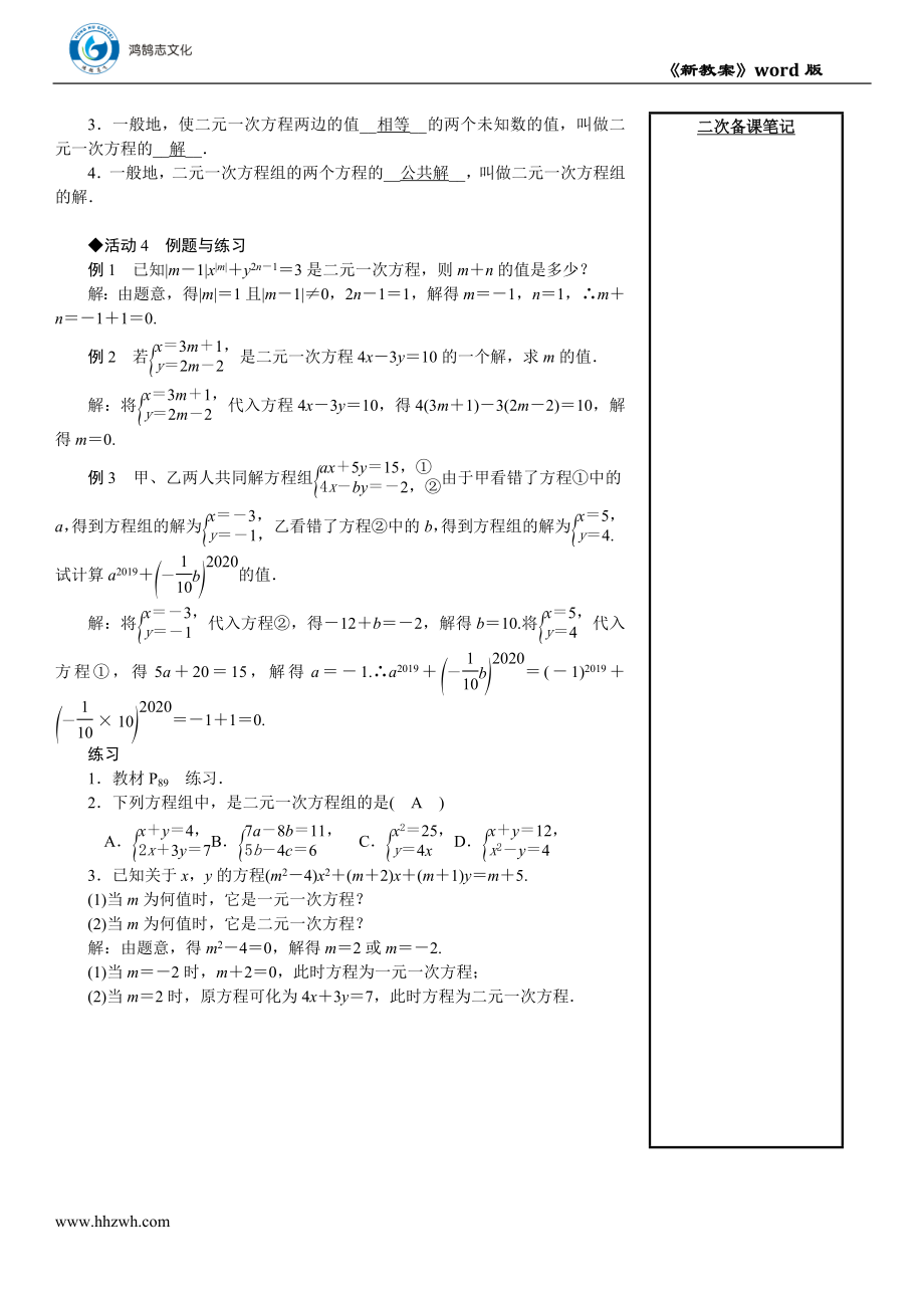 8.1　二元一次方程组.DOCX_第2页