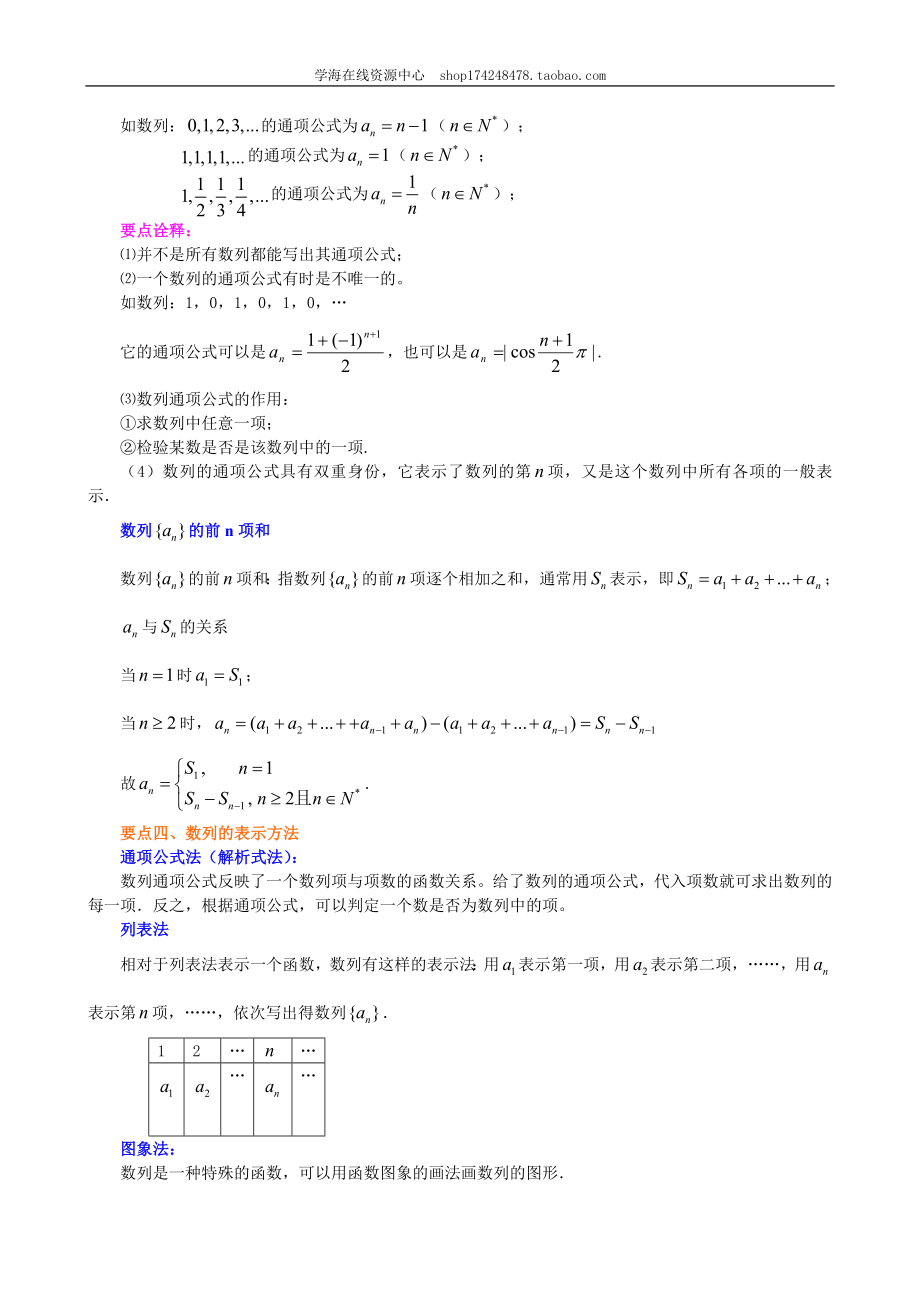 知识讲解_数列的概念与简单表示法_提高.doc_第2页