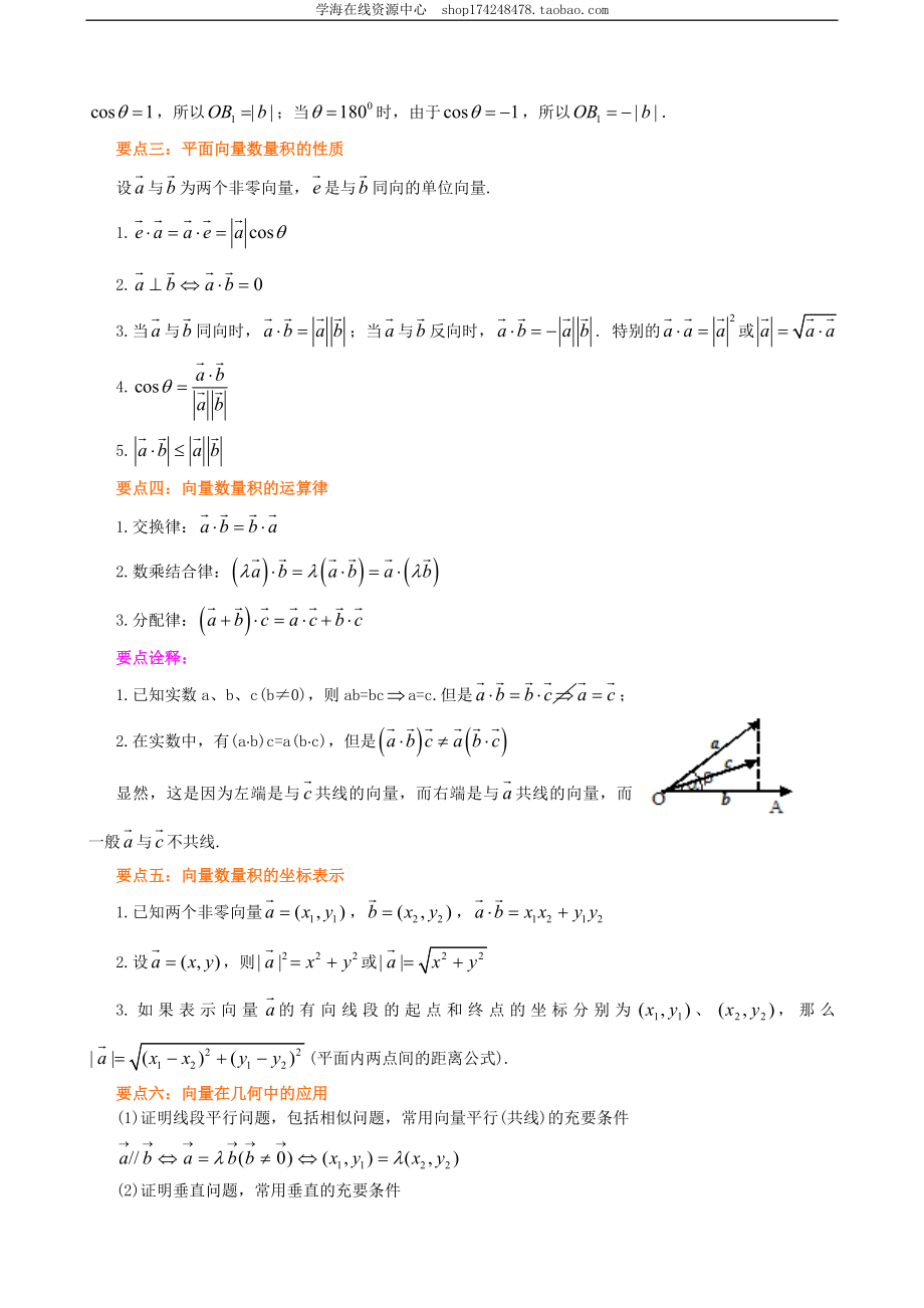 知识讲解_平面向量的数量积_基础.doc_第2页