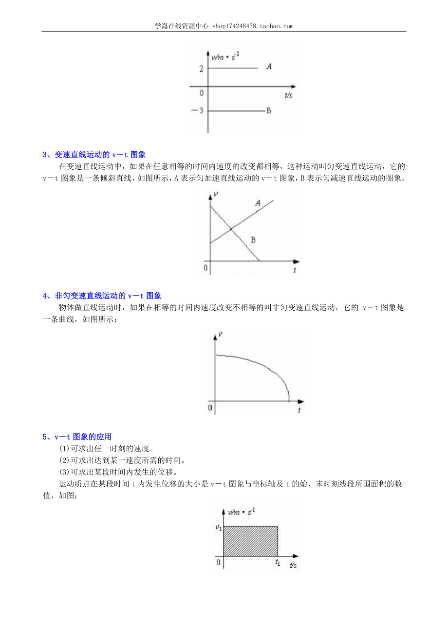 知识讲解_图像法解决直线运动问题(提高).doc_第3页