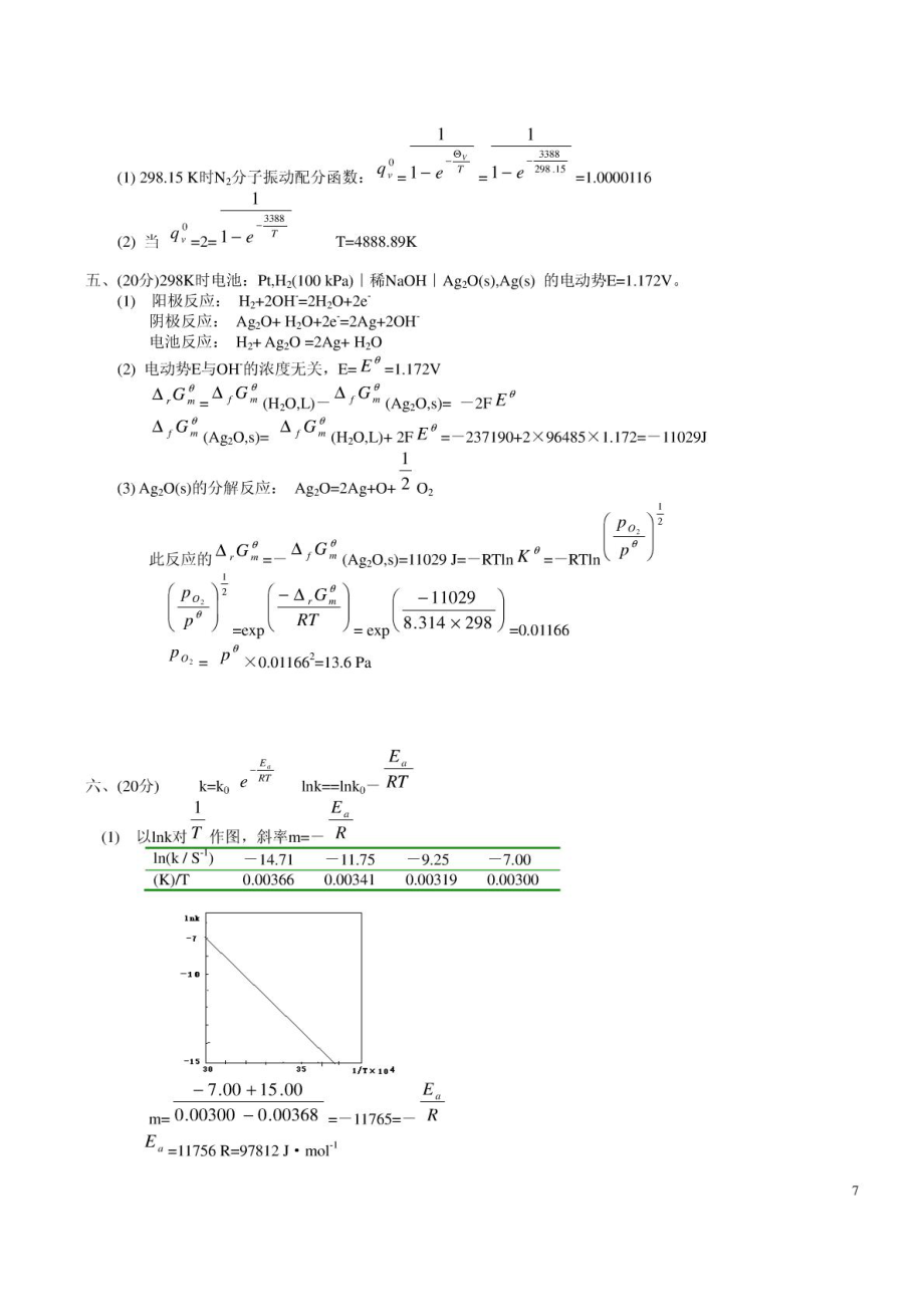 北京化工大学2004考研物理化学答案.pdf_第3页