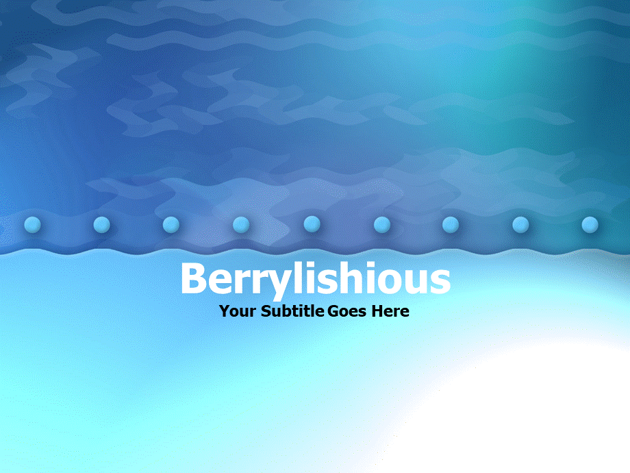 抽象精品ppt模板berrylishious202.ppt_第1页