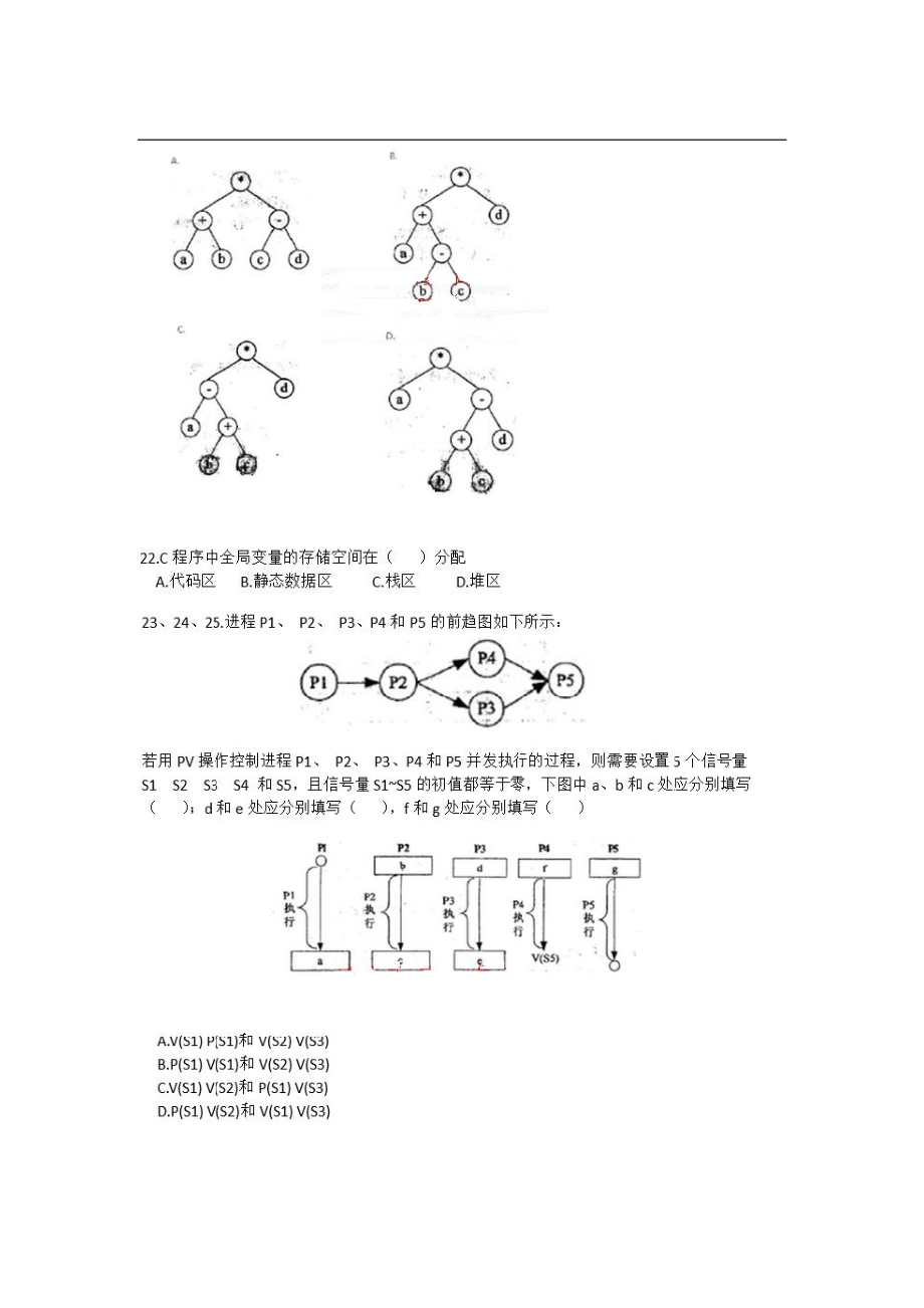 2015年上半年软件设计师真题及答案（上午下午）.pdf_第3页