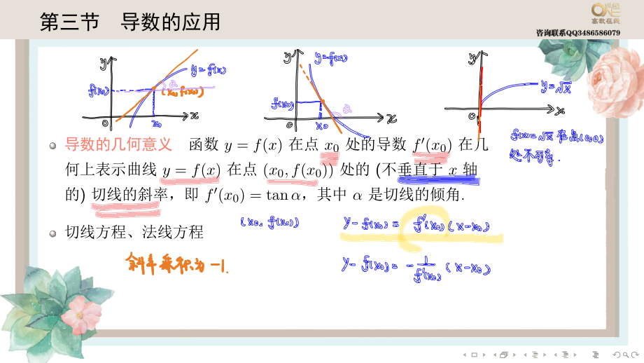 基础班2-3导数的应用（【公众号：最新考研资料】免费分享）.pdf_第1页