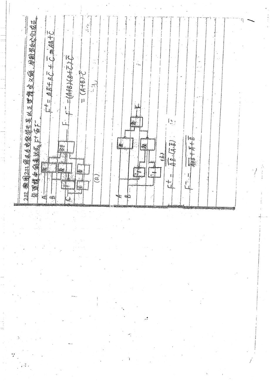 数字电路习题有答案手写版有点模糊但可看清 24.pdf_第1页