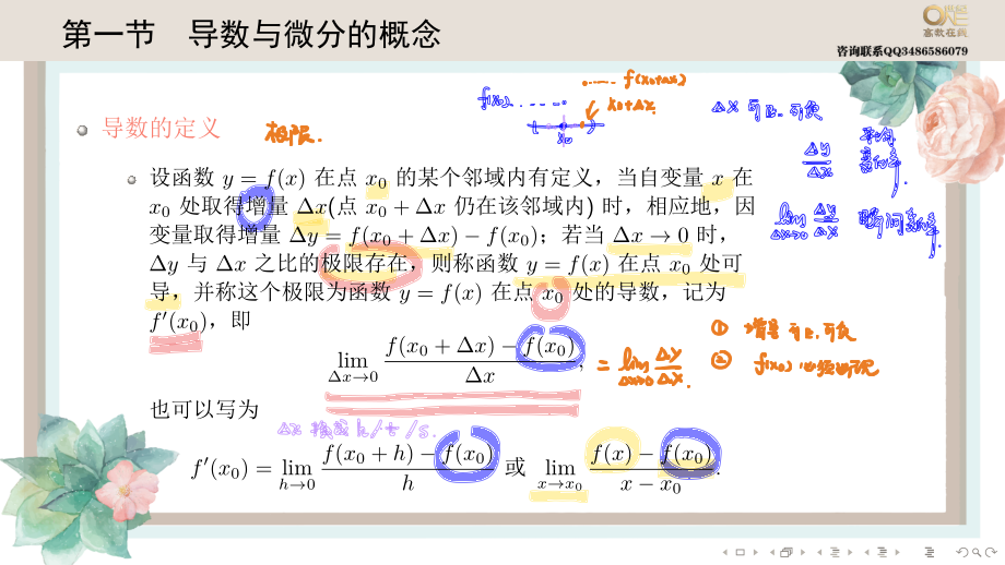 基础班2-1 导数与微分的概念（【公众号：最新考研资料】免费分享）.pdf_第2页