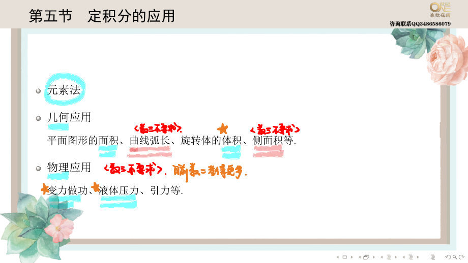 基础班3-5 定积分的应用（【公众号：最新考研资料】免费分享）.pdf_第1页