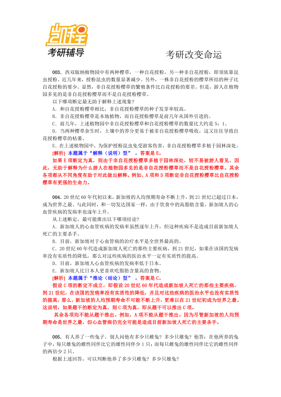 MBA、MPA、MPAcc逻辑精练与解析专辑二(本辑共250题).pdf_第2页