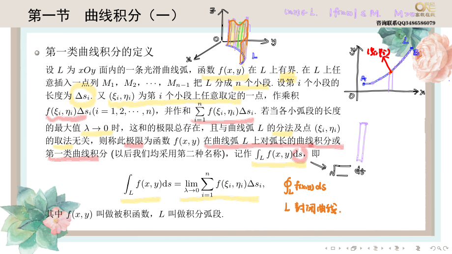 基础班8-1 曲线积分（一）（【公众号：最新考研资料】免费分享）.pdf_第2页