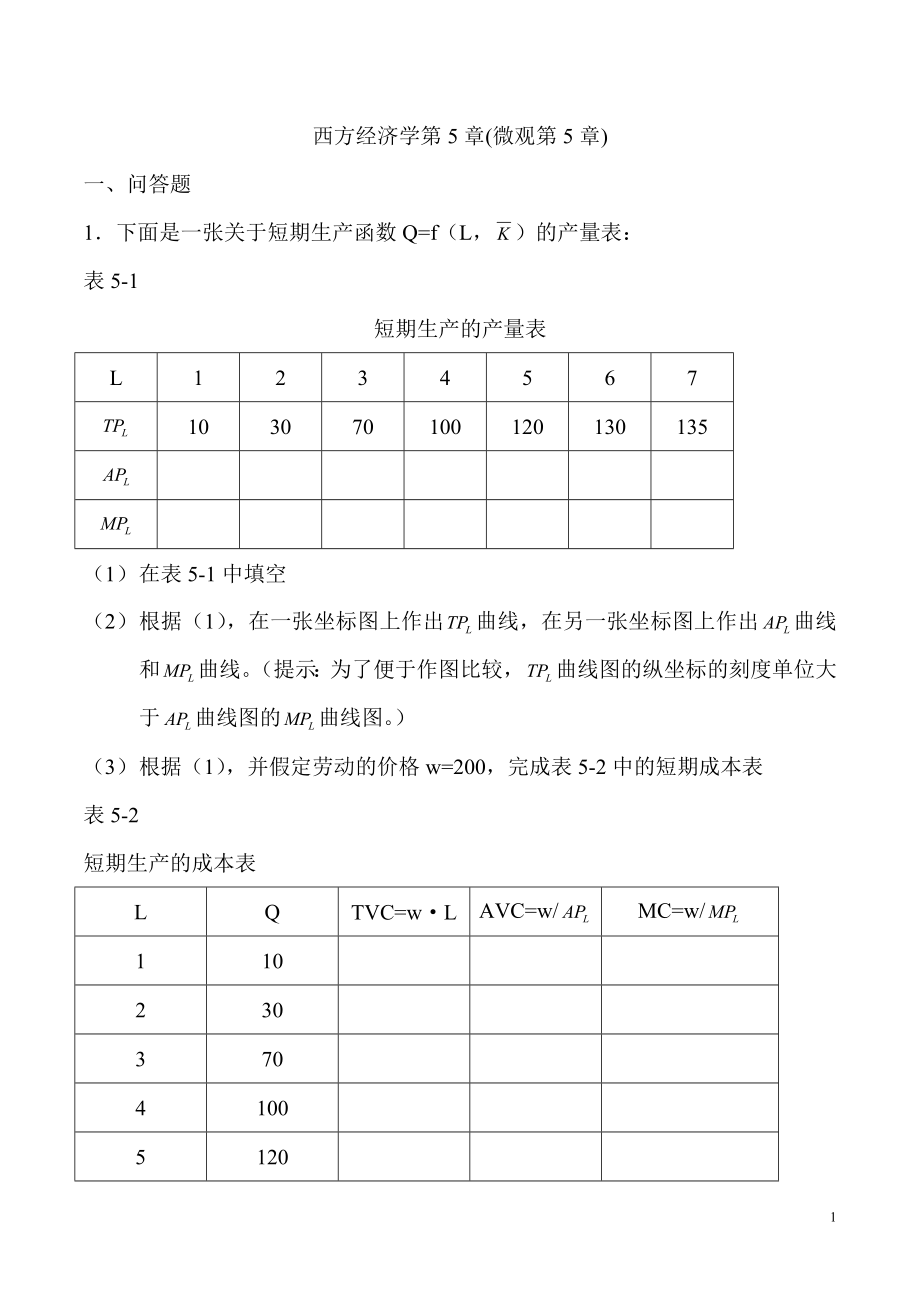 微观经济学第5章习题.doc_第1页