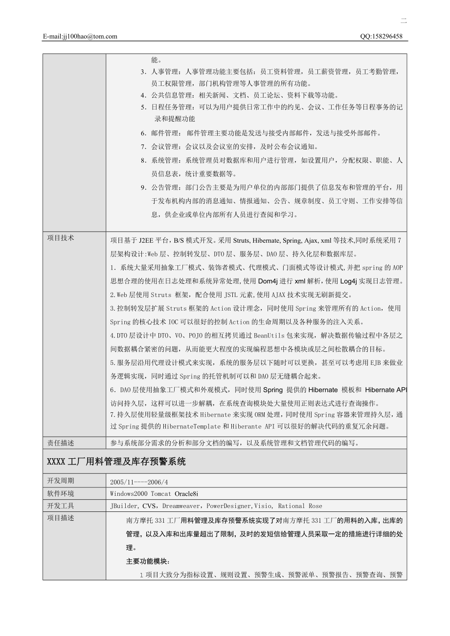 技术简历模板1.doc_第2页