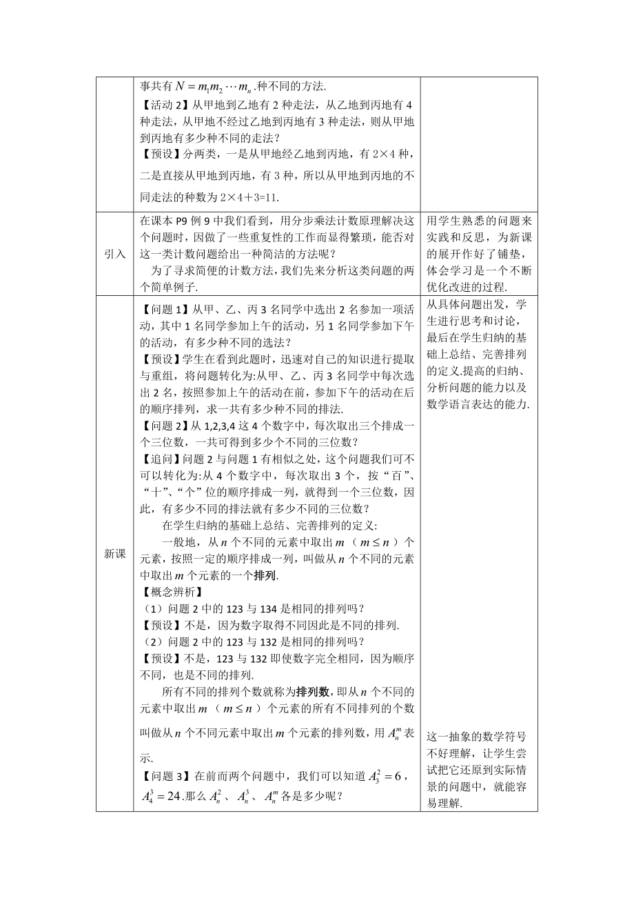 0529 高二数学（选修-人教A版）-排列-1教案(1).docx_第2页