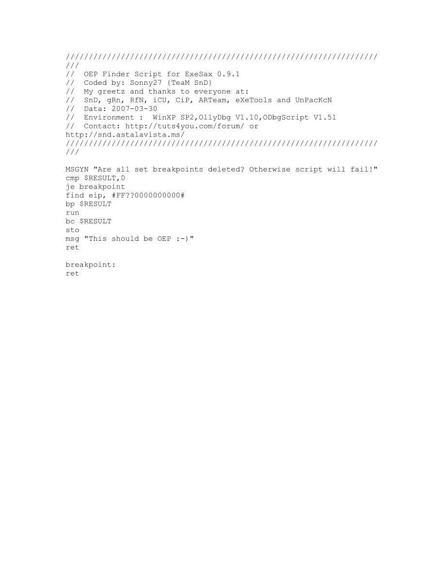 ExeSax 0.9.1 OEP Finder.txt_第1页