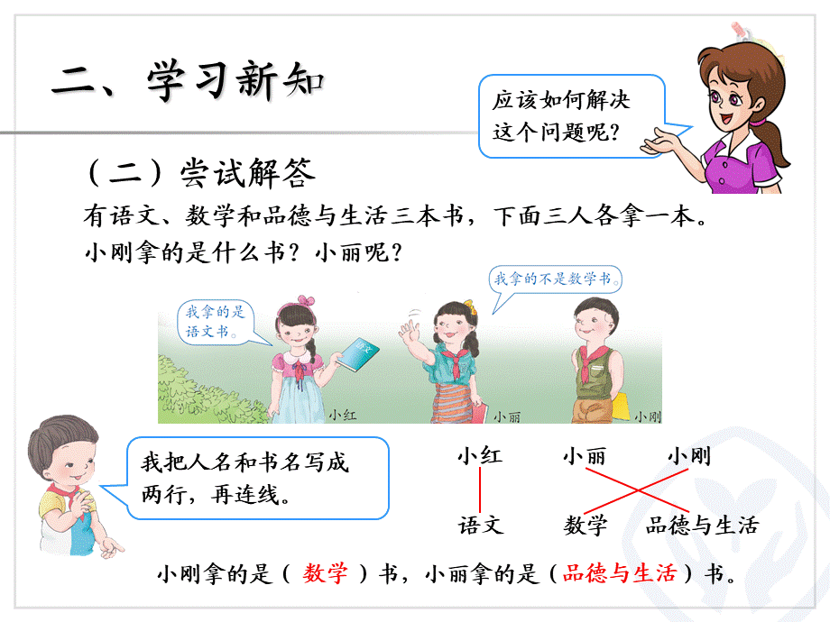 【课件】新人教版二年级下册数学《推理》.pptx_第3页