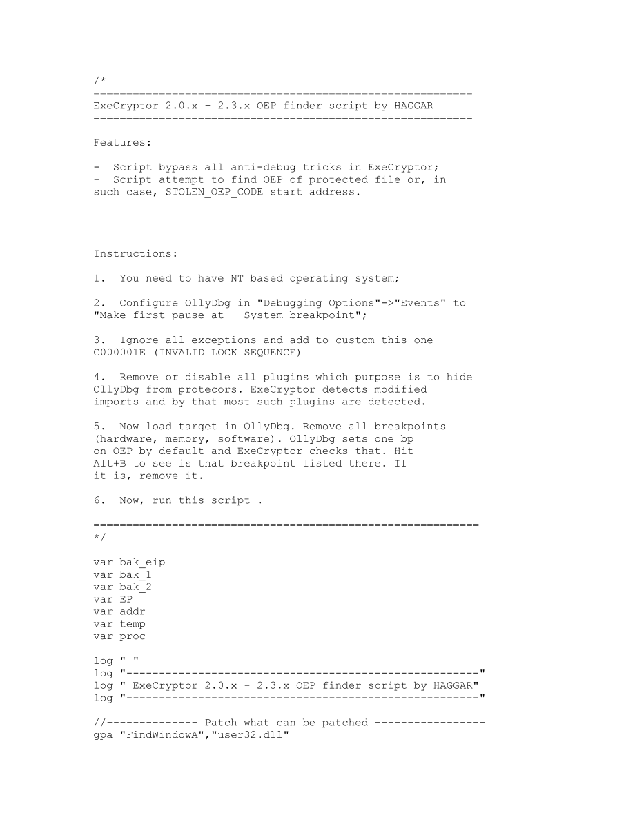 ExeCryptor 2.0.x - 2.3.x OEP finder v0.2.txt_第1页
