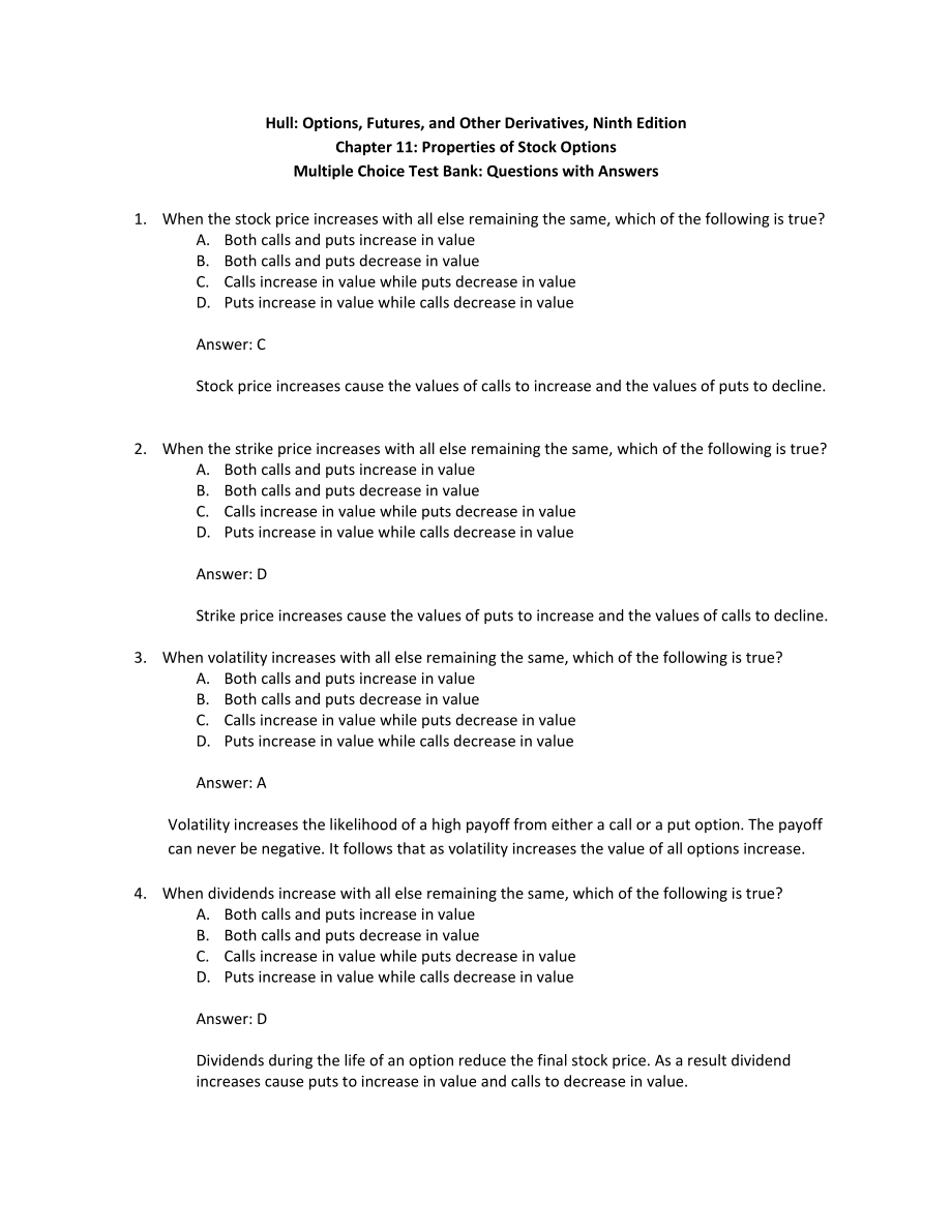 Hull_OFOD9e_MultipleChoice_Questions_and_Answers_Ch11.doc_第1页