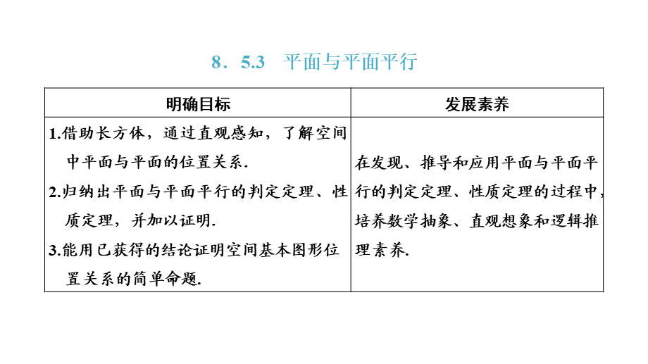 8．5.3平面与平面平行.pptx_第1页