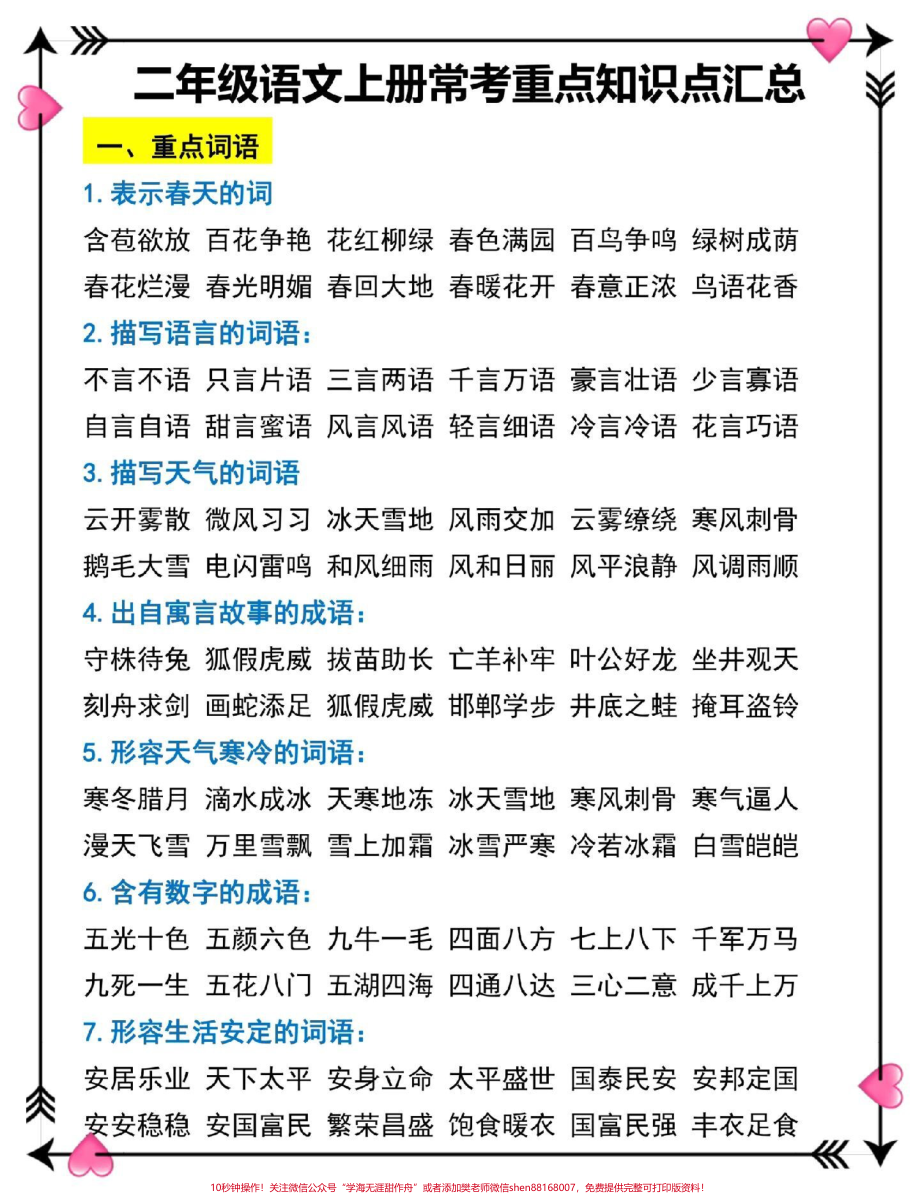 二年级语文上册常考重点知识点#知识点总结 #语文 #必考考点 #二年级语文上册 #二年级.pdf_第2页