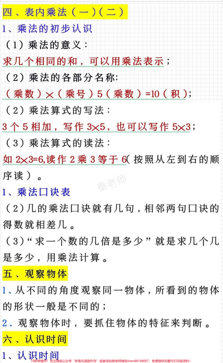 二年级上册数学知识汇总#二年级数学#知识推荐官 #必考考点 #开学季#期中期末必考题易错题@抖音小助手 @抖音创作者中心 @抖音热点宝.pdf_第3页