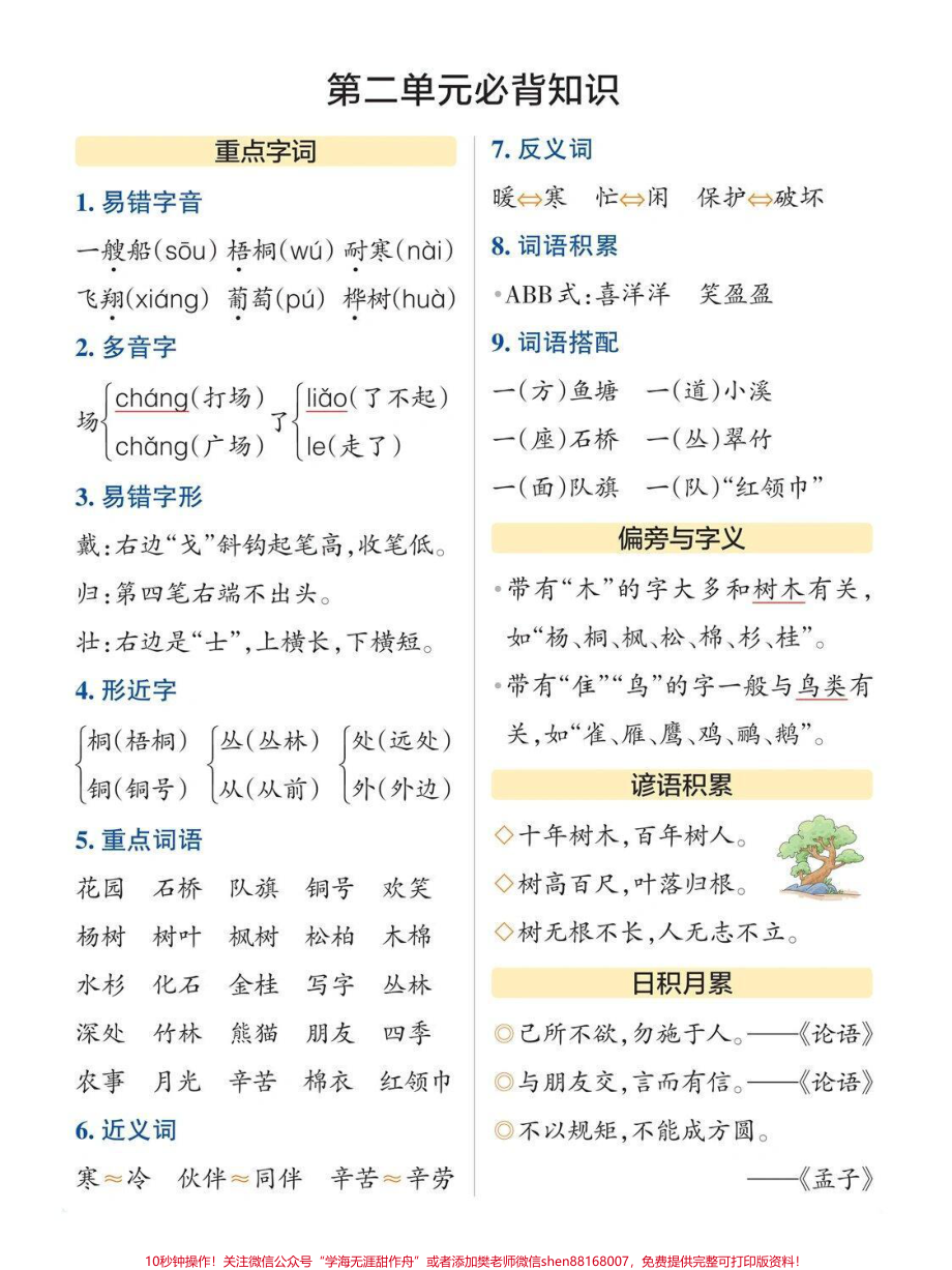 二年级期中复习必背重点打印给孩子背记#小学数学.pdf_第2页