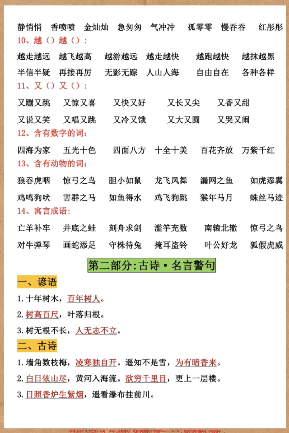 二年级上册语文期末重点复习#二年级上册语文 #知识点总结 #必考考点 #期末复习 #二年级语文上册知识归纳.pdf_第3页