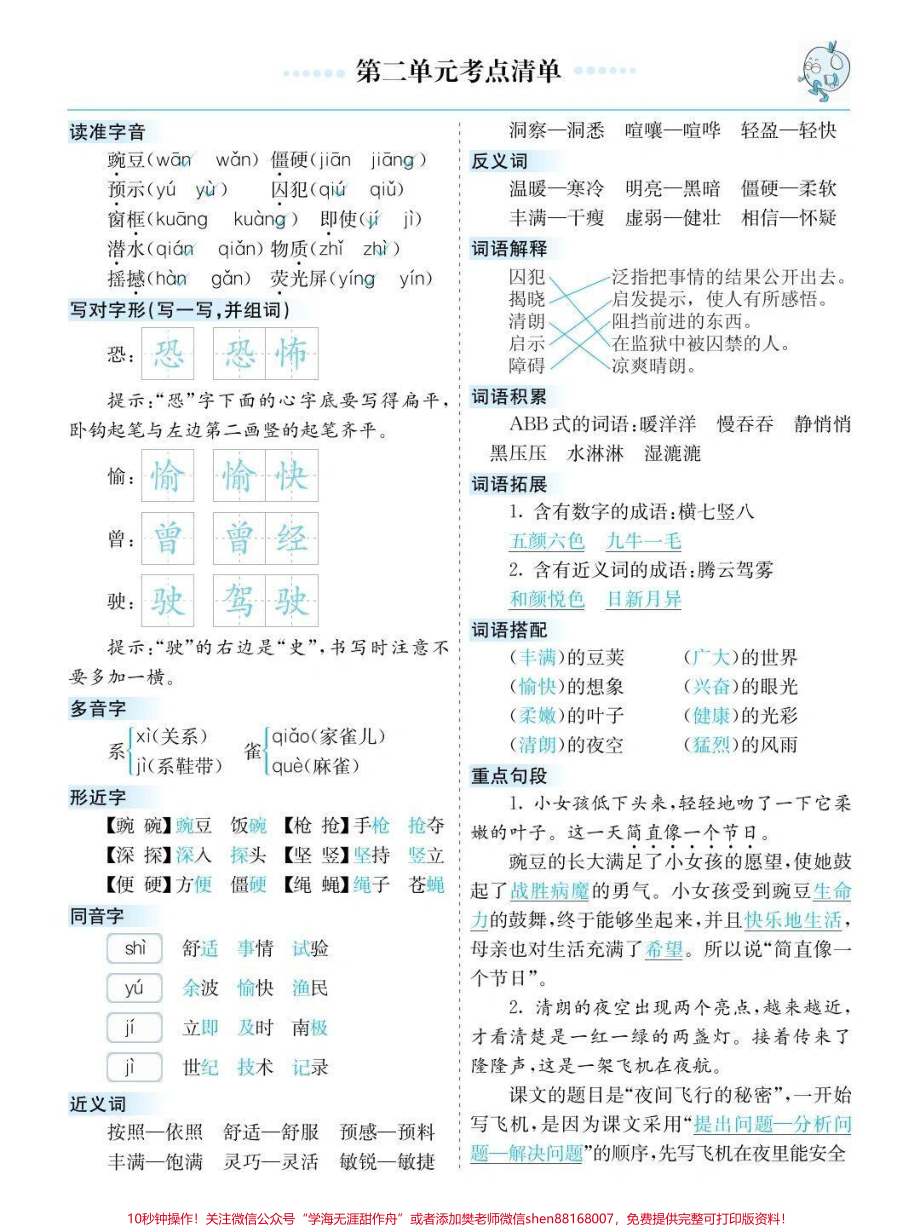 四年级上册语文知识点总结#小学语文 #知识点总结.pdf_第3页