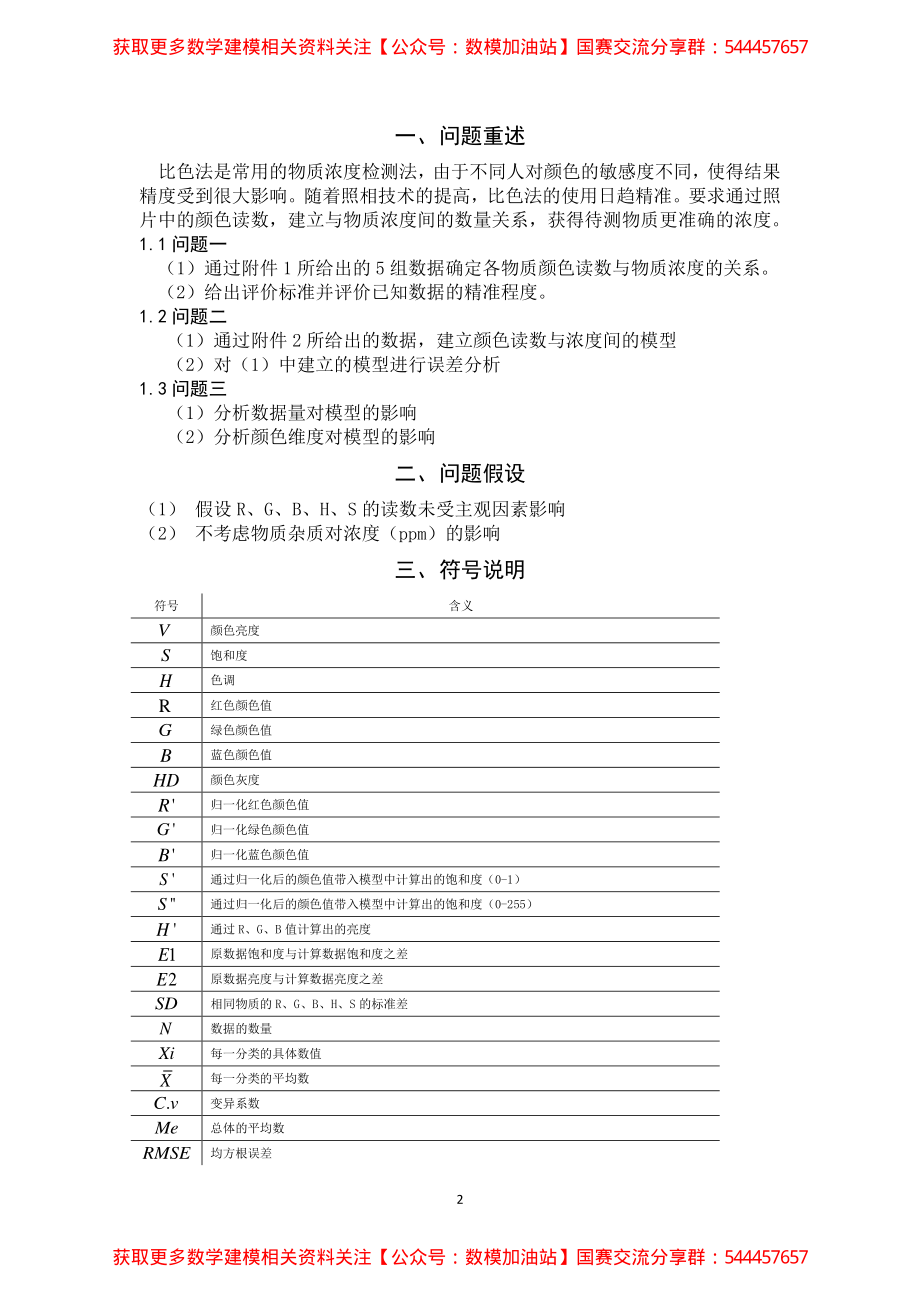 2017国赛国家一等奖C题优秀论文2(1)【公众号：数模加油站】.pdf_第2页